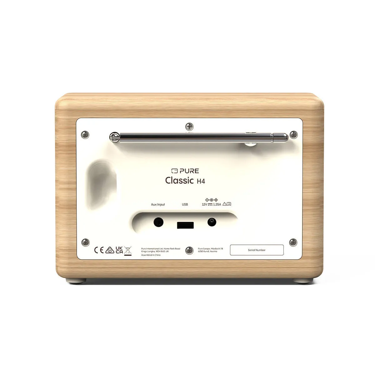 Pure Classic H4 Cotton White tafelradio