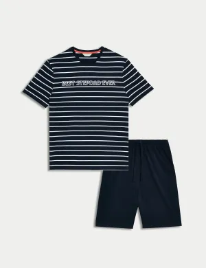 Pure Cotton Best Stepdad Slogan Pyjama Set