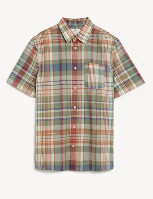 Pure Cotton Check Shirt