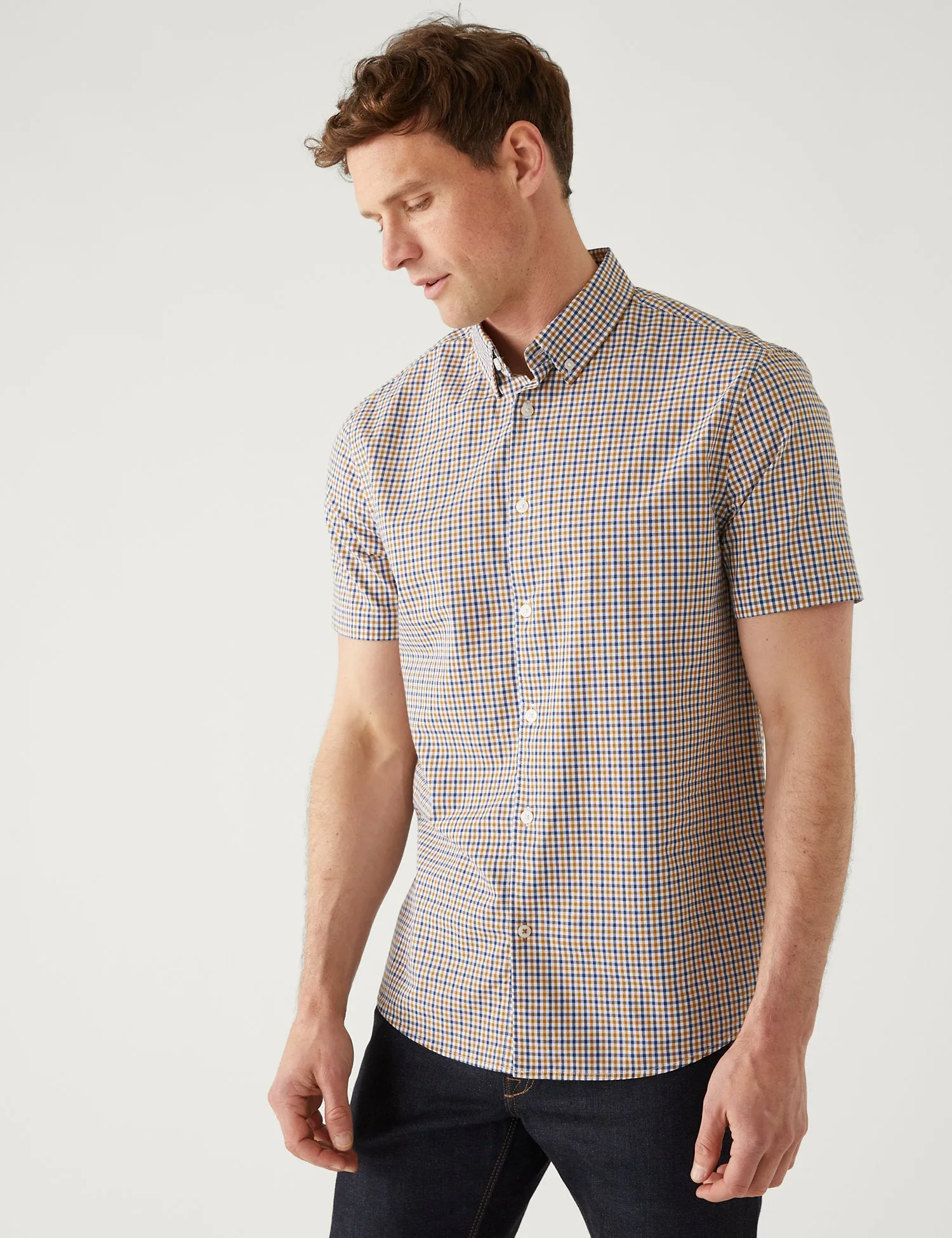 Pure Cotton Gingham Shirt