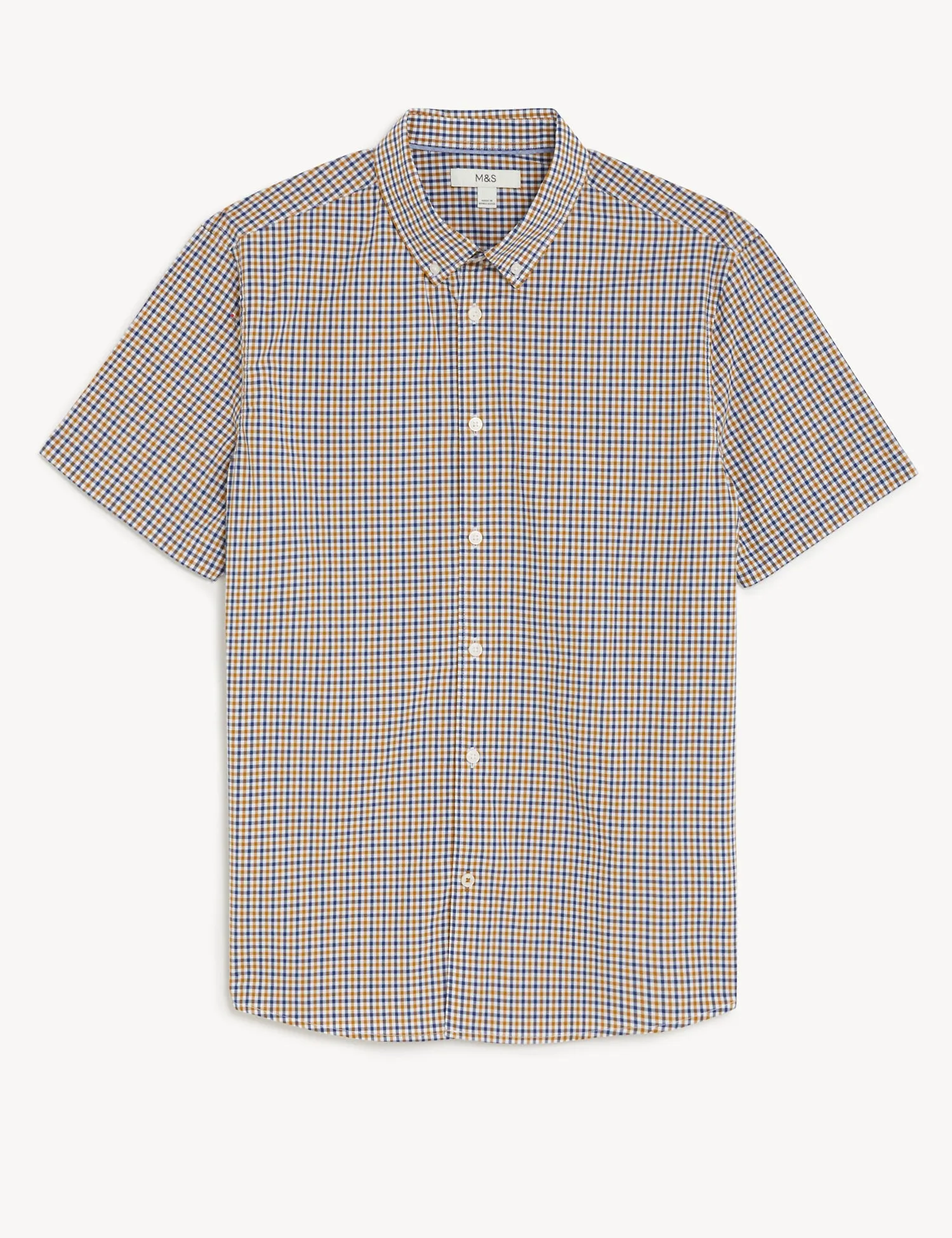 Pure Cotton Gingham Shirt