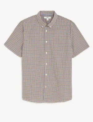 Pure Cotton Gingham Shirt