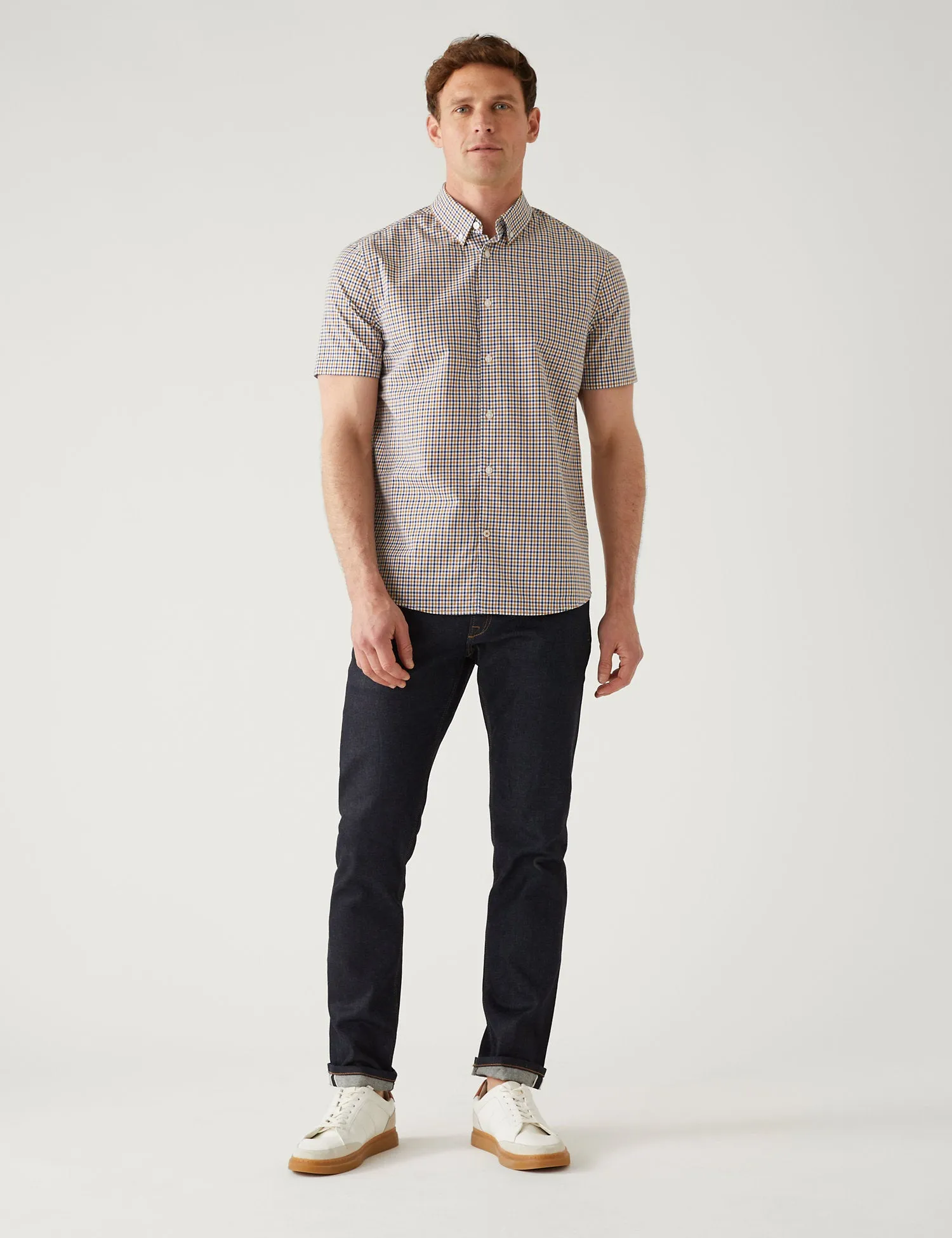 Pure Cotton Gingham Shirt