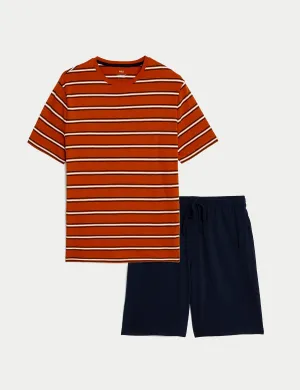 Pure Cotton Striped Pyjama Set