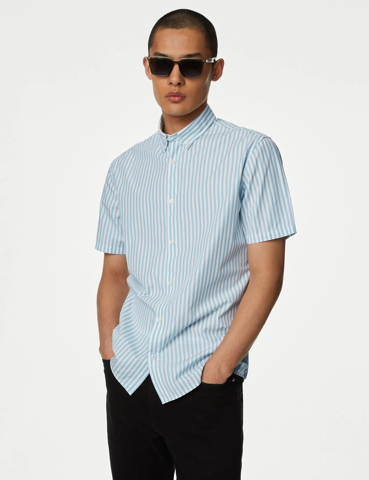 Pure Cotton Striped Shirt