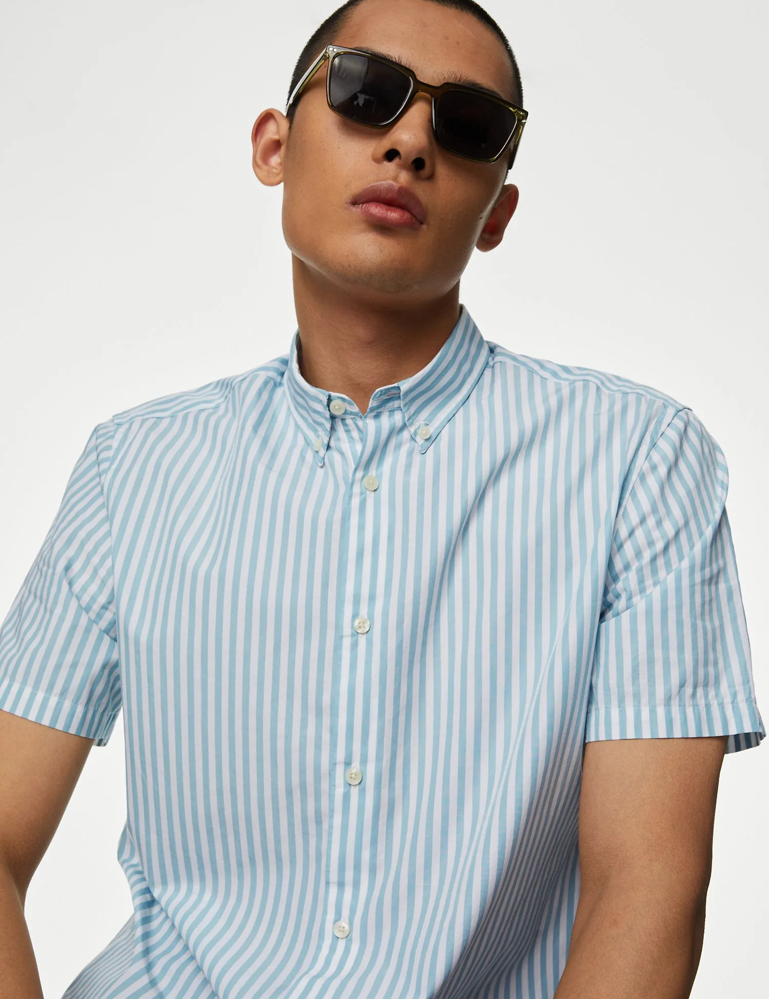 Pure Cotton Striped Shirt