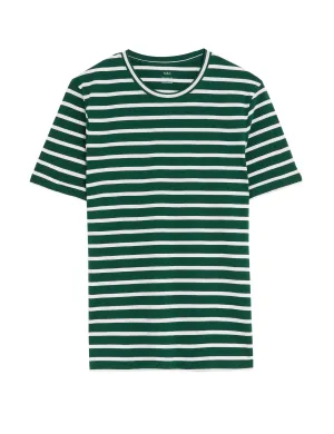 Pure Cotton Striped T-Shirt