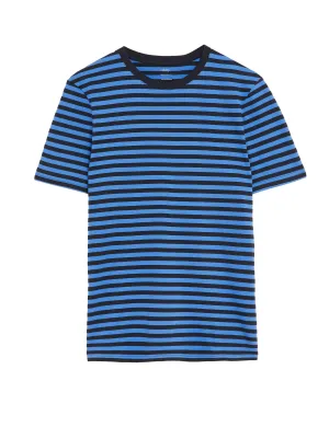 Pure Cotton Striped Textured T-Shirt