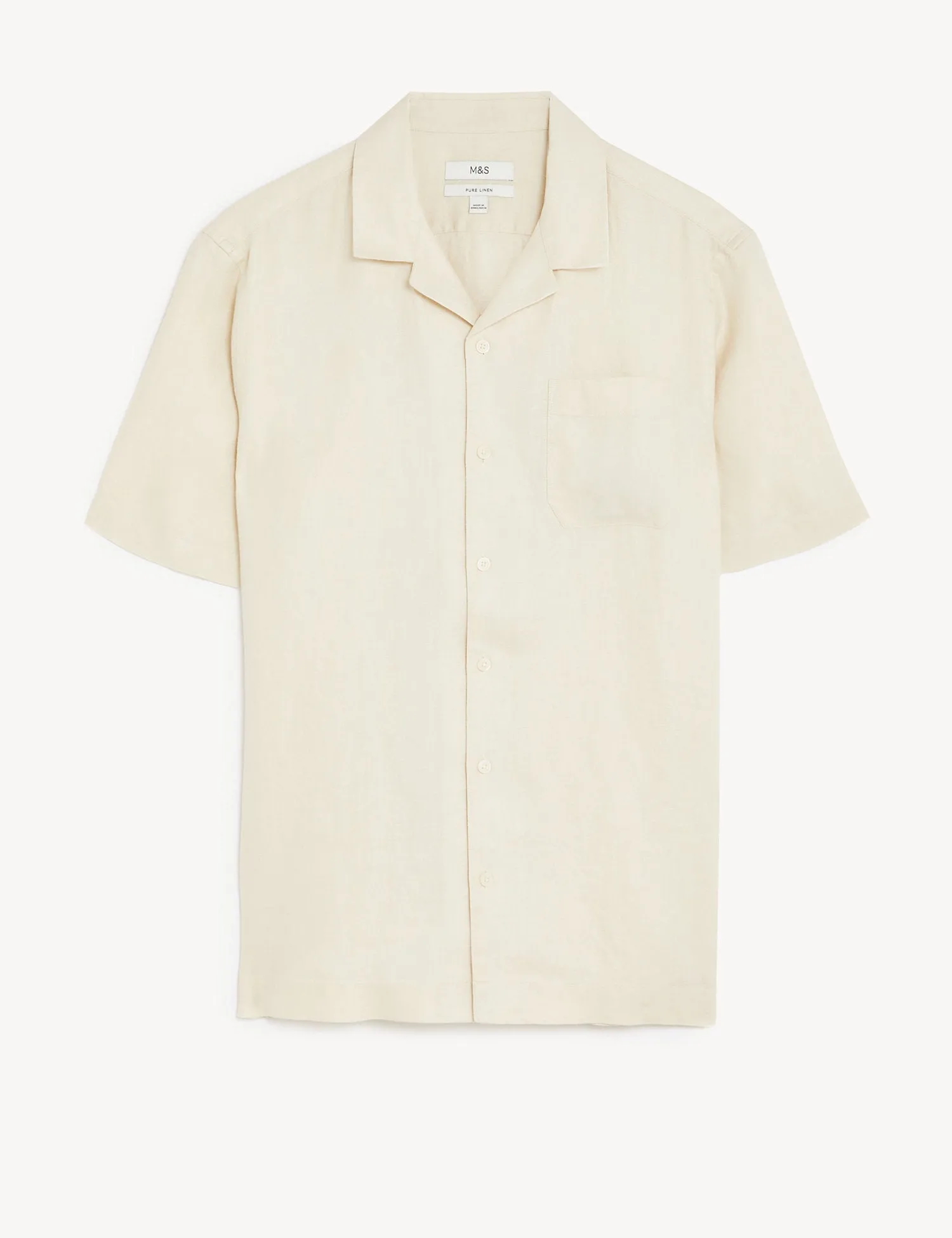 Pure Linen Revere shirt