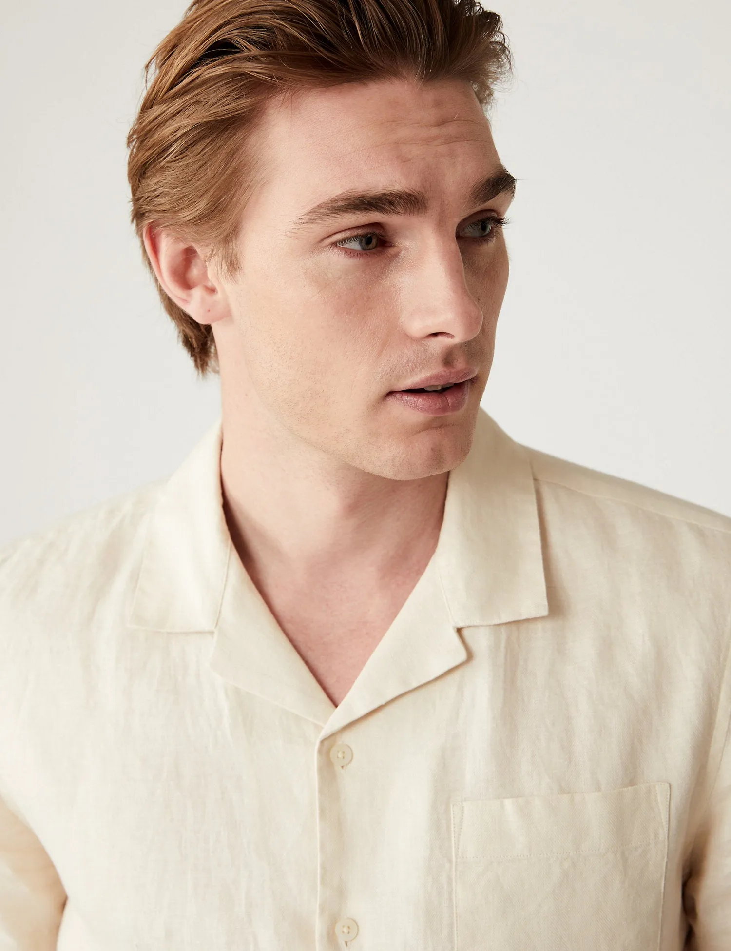 Pure Linen Revere shirt