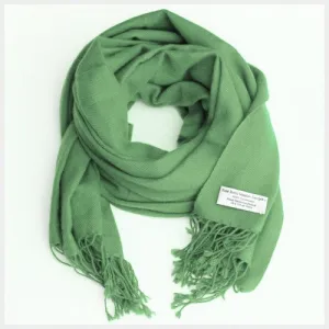 Pure Pashmina Scarf Light Green