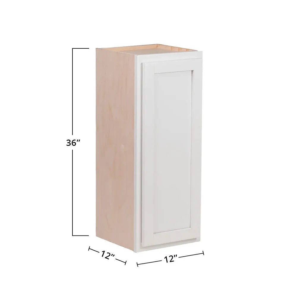 Pure White 12" x 36" Wall Cabinet