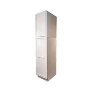 Pure White 18" x 84" Tall Pantry Linen Cabinet