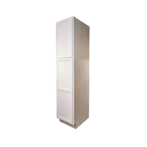 Pure White 18" x 96" Tall Pantry Linen Cabinet