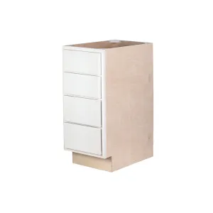 Pure White 24" 4-Drawer Base Cabinet