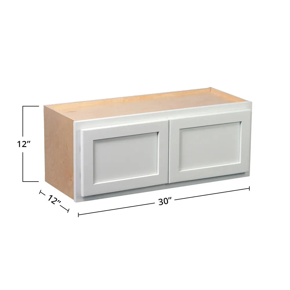 Pure White 30" x 12" Wall Cabinet