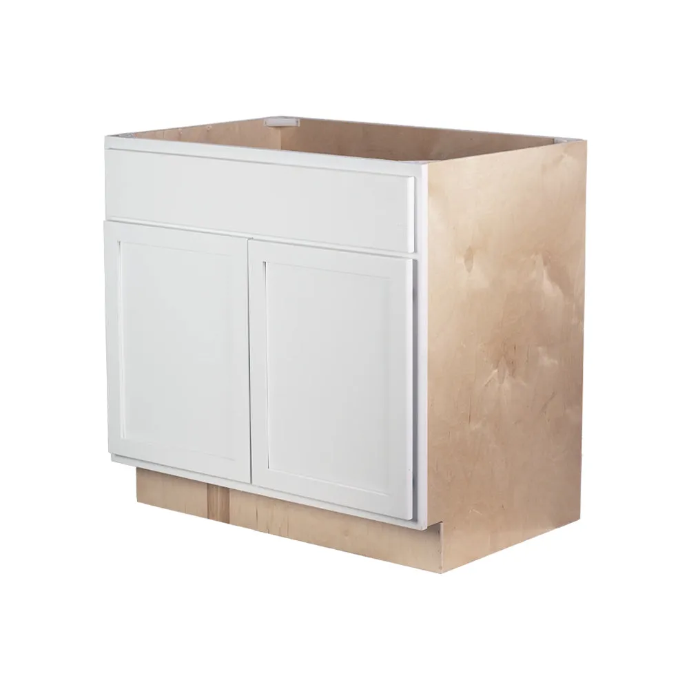 Pure White 36" Sink Base Cabinet