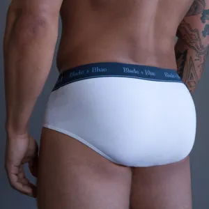 Pure White Classic Fit Brief Underwear - Made In USA