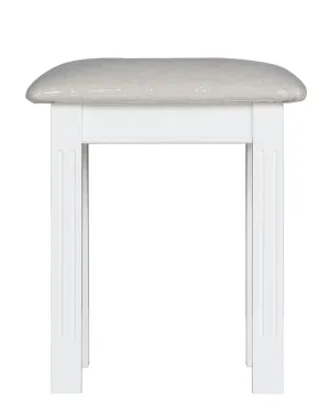 Pure White Dressing Stool