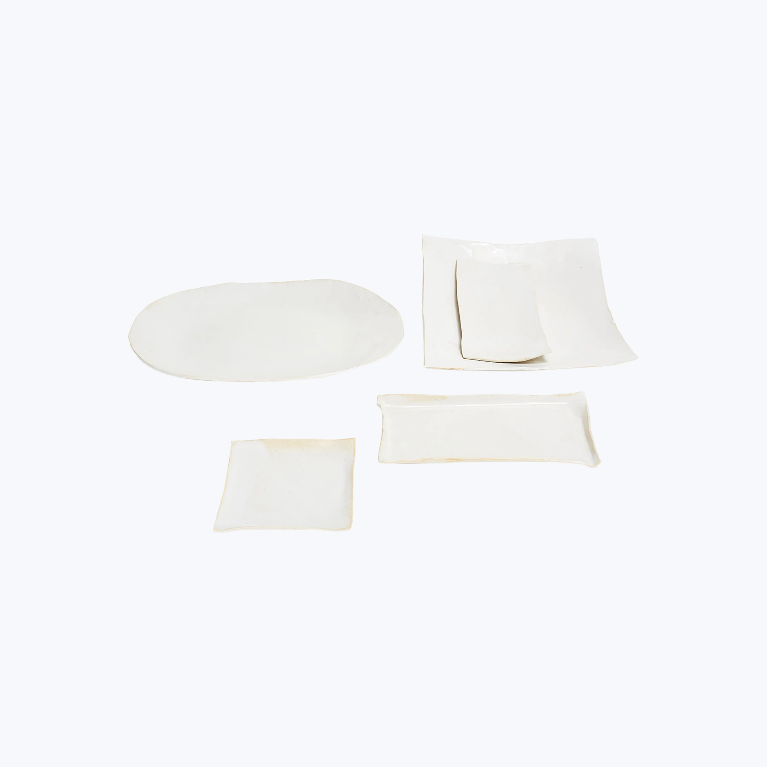 Pure White Platters