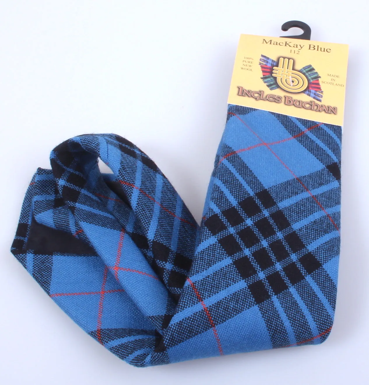 Pure Wool Tie in MacKay Blue Tartan