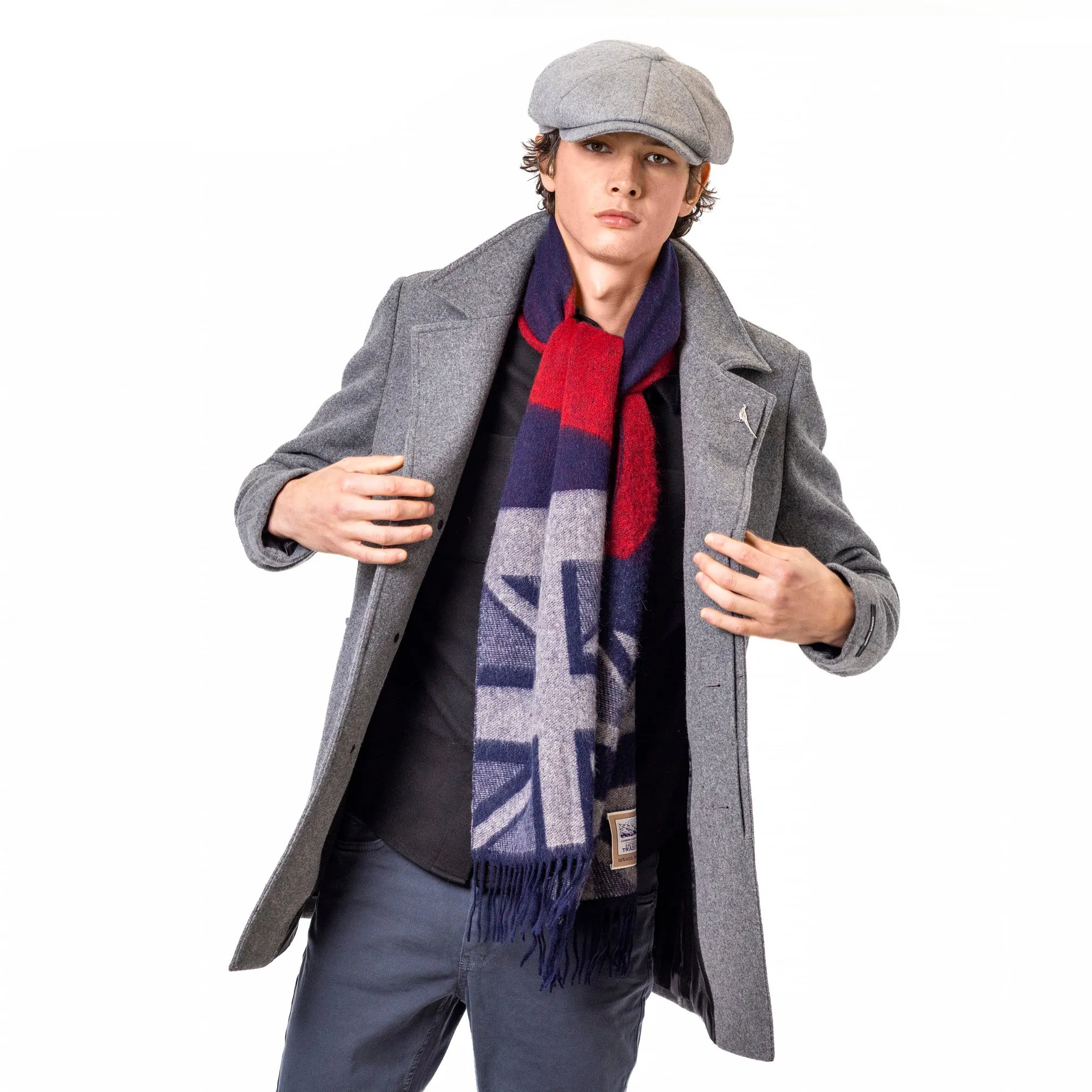 Pure Wool Union Jack Scarf