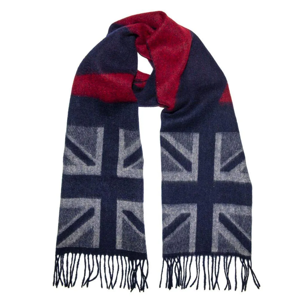 Pure Wool Union Jack Scarf