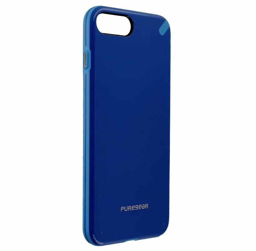 PureGear Slim Shell Case for Apple iPhone 8 /7 /6S  - Blue/Light Blue