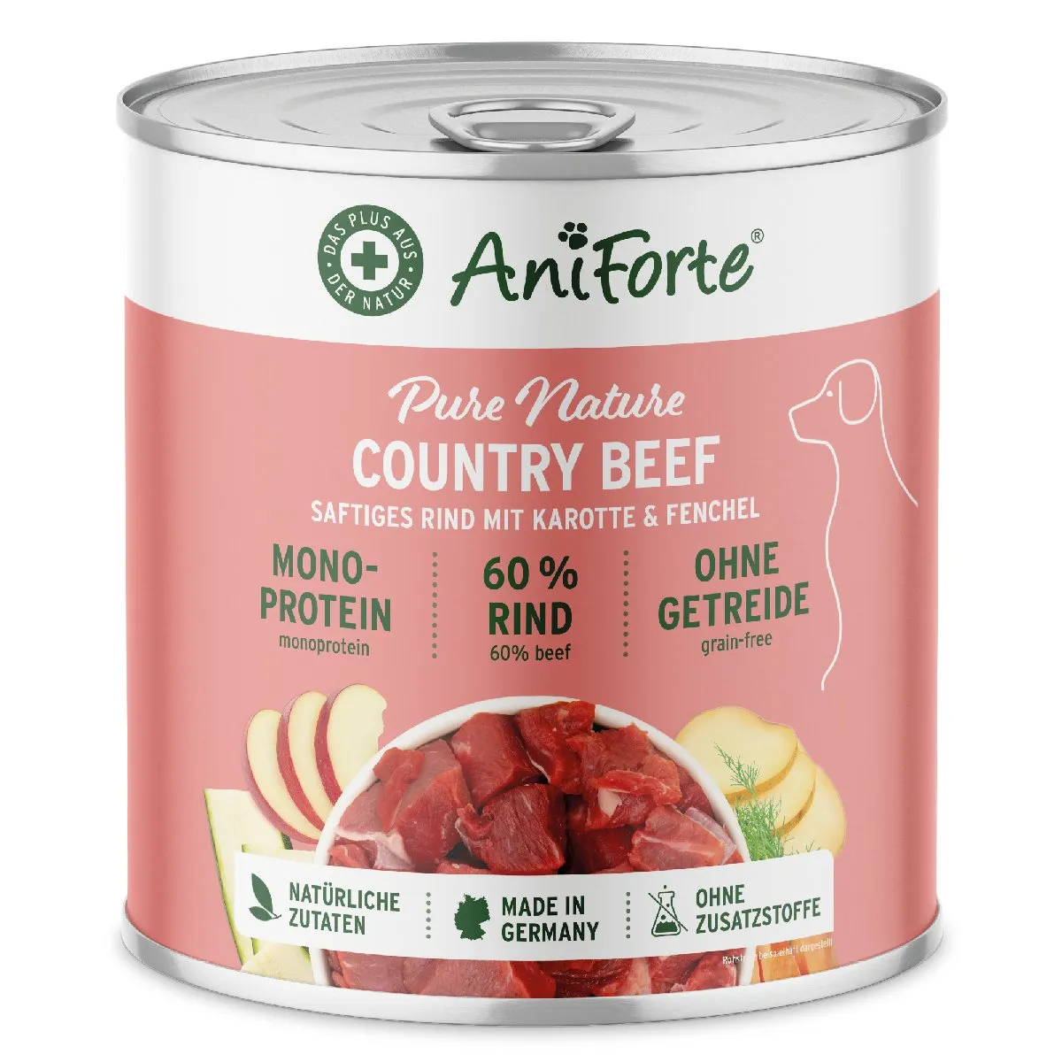 PureNature Country Beef - Wet Food for Dogs