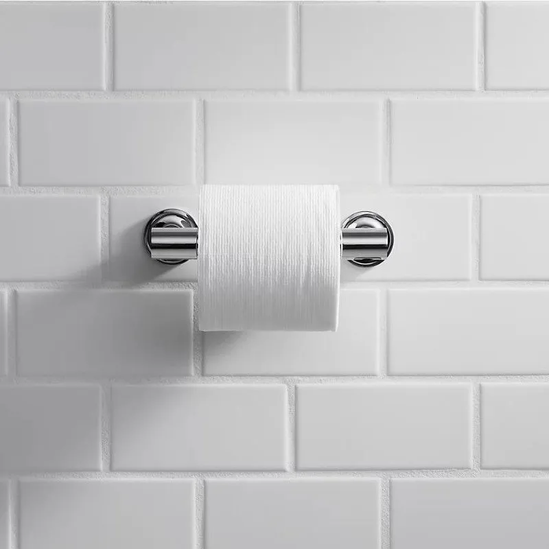 Purist 8.19" Toilet Paper Holder in Vibrant Brushed Nickel