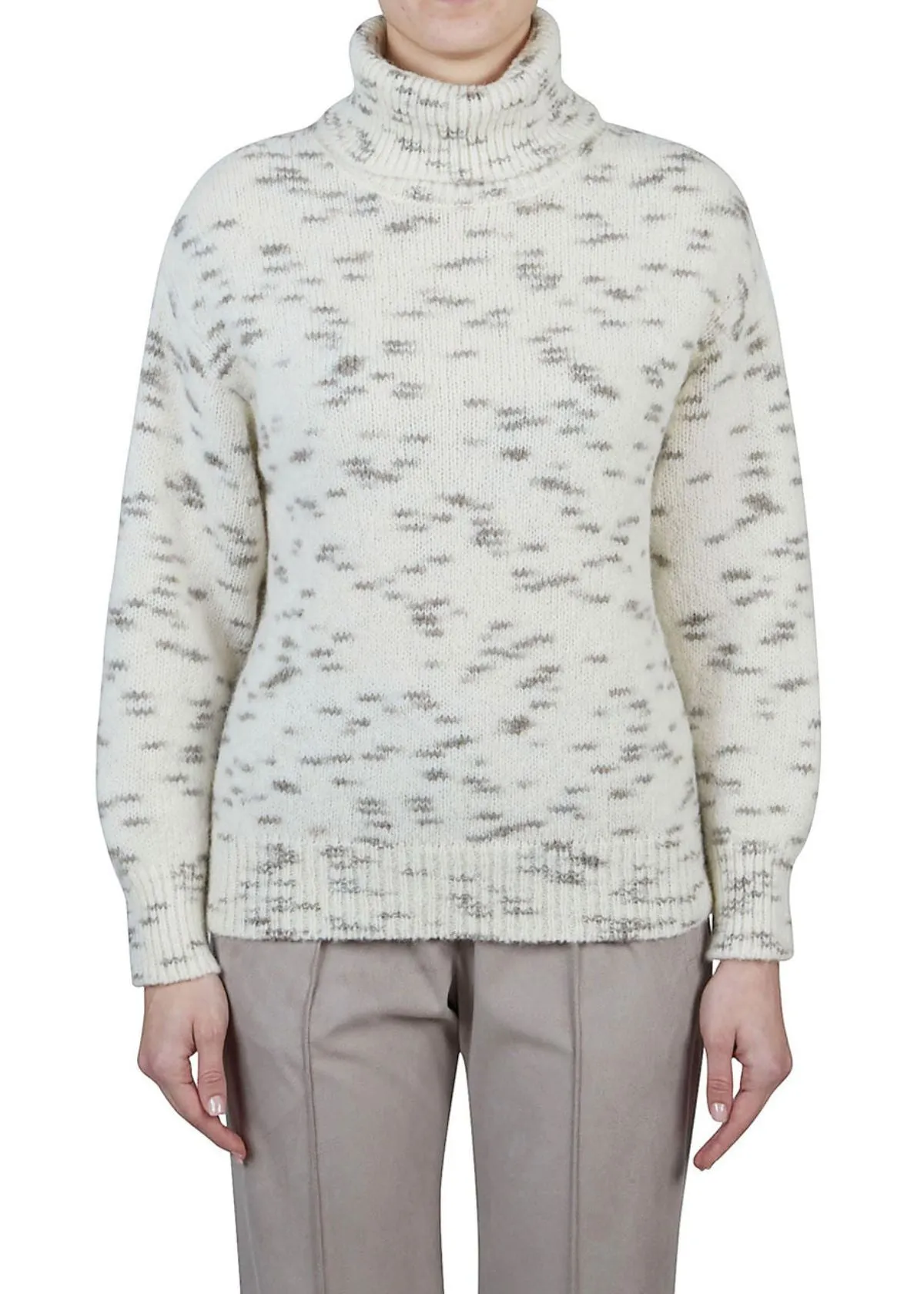 PUROTATTO Turtleneck Sweater - Blatte