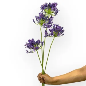 Purple Agapanthus Artificial Flowers