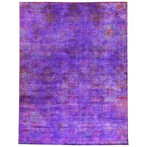 Purple Alchemy Contemporary Silk Rug - 8'10" x 11'10"