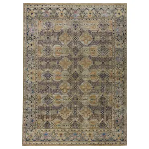 Purple Alchemy Transitional Silk Wool Blend Rug - 8'10 x 12'3"