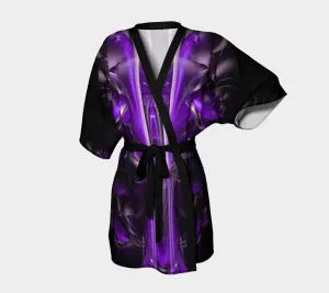 PURPLE ALIEN KIMONO ROBE