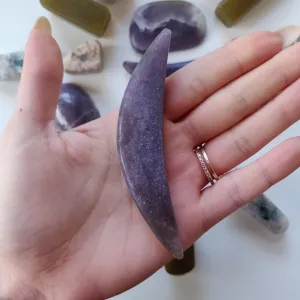 Purple Euphoralite - High Lithium Lepidolite Moon (#2)