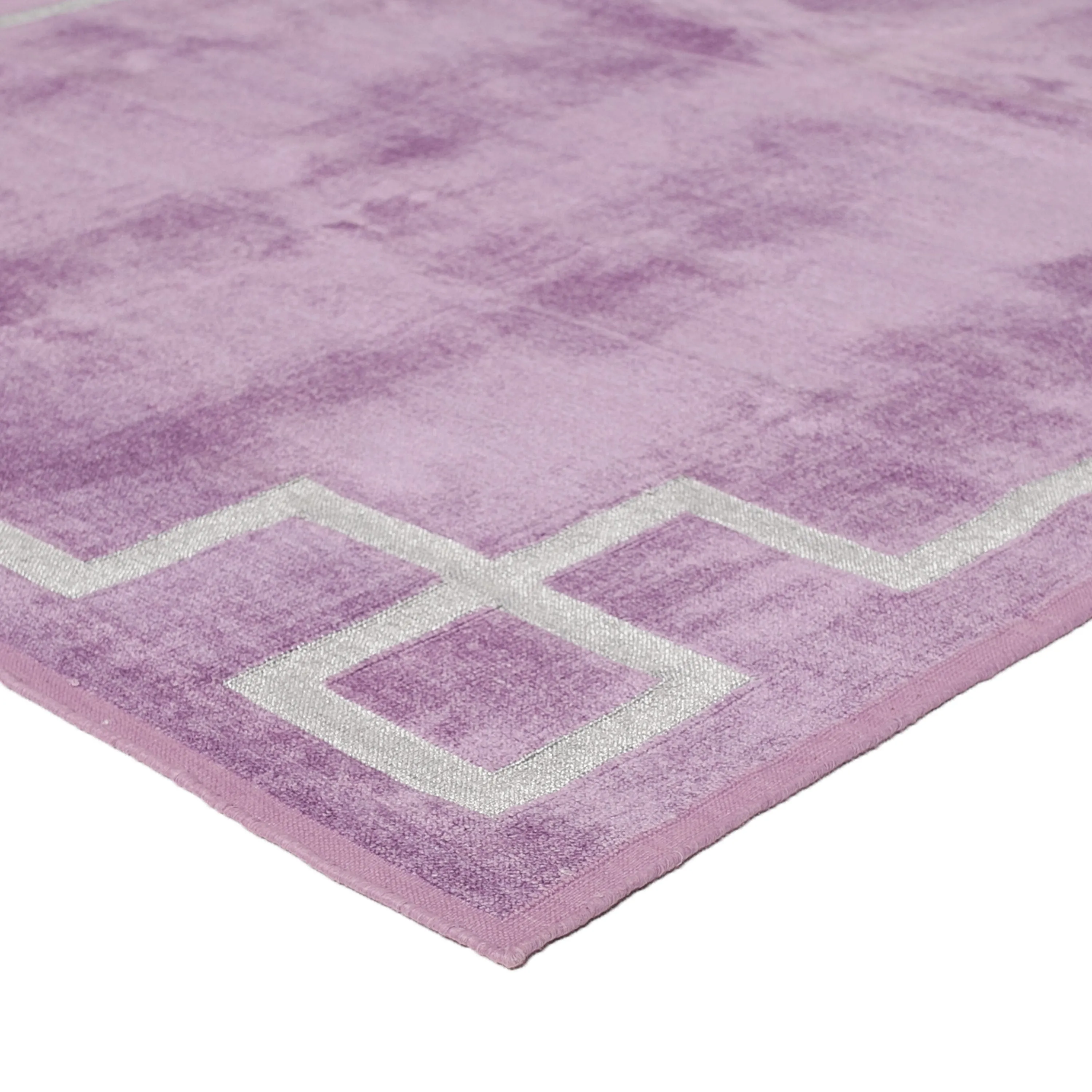 Purple Flatweave Chenille Rug - 3'6" x 5'6"