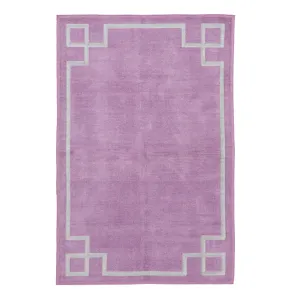 Purple Flatweave Chenille Rug - 3'6" x 5'6"