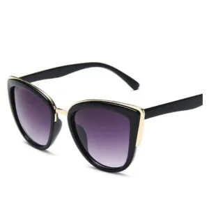 Purple Gradient Oversized Sunglasses Unisex