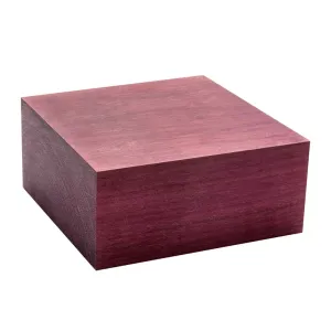 Purple Heart Square Bowl Blanks