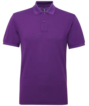 Purple* - Men’s polycotton blend polo