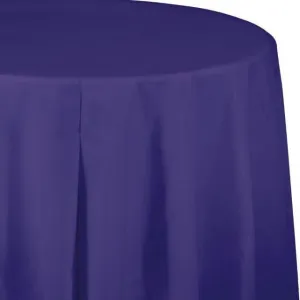 Purple Octy Round Table Cover 82"