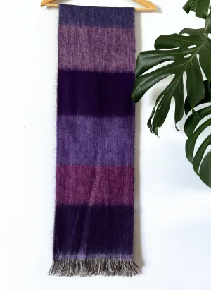 Purple Ombre Alpaca Scarf