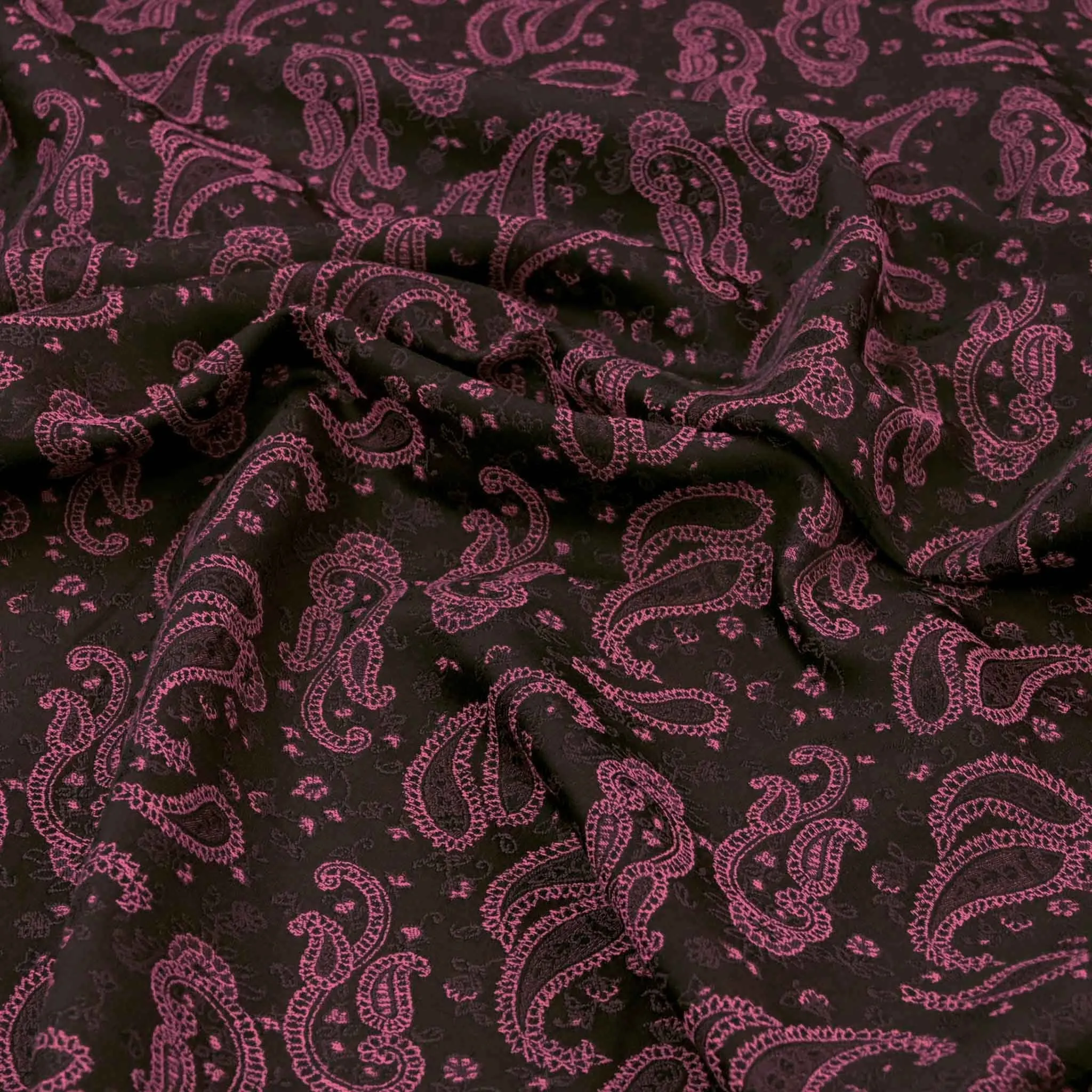 Purple Paisley Jacquard Fabric 97408