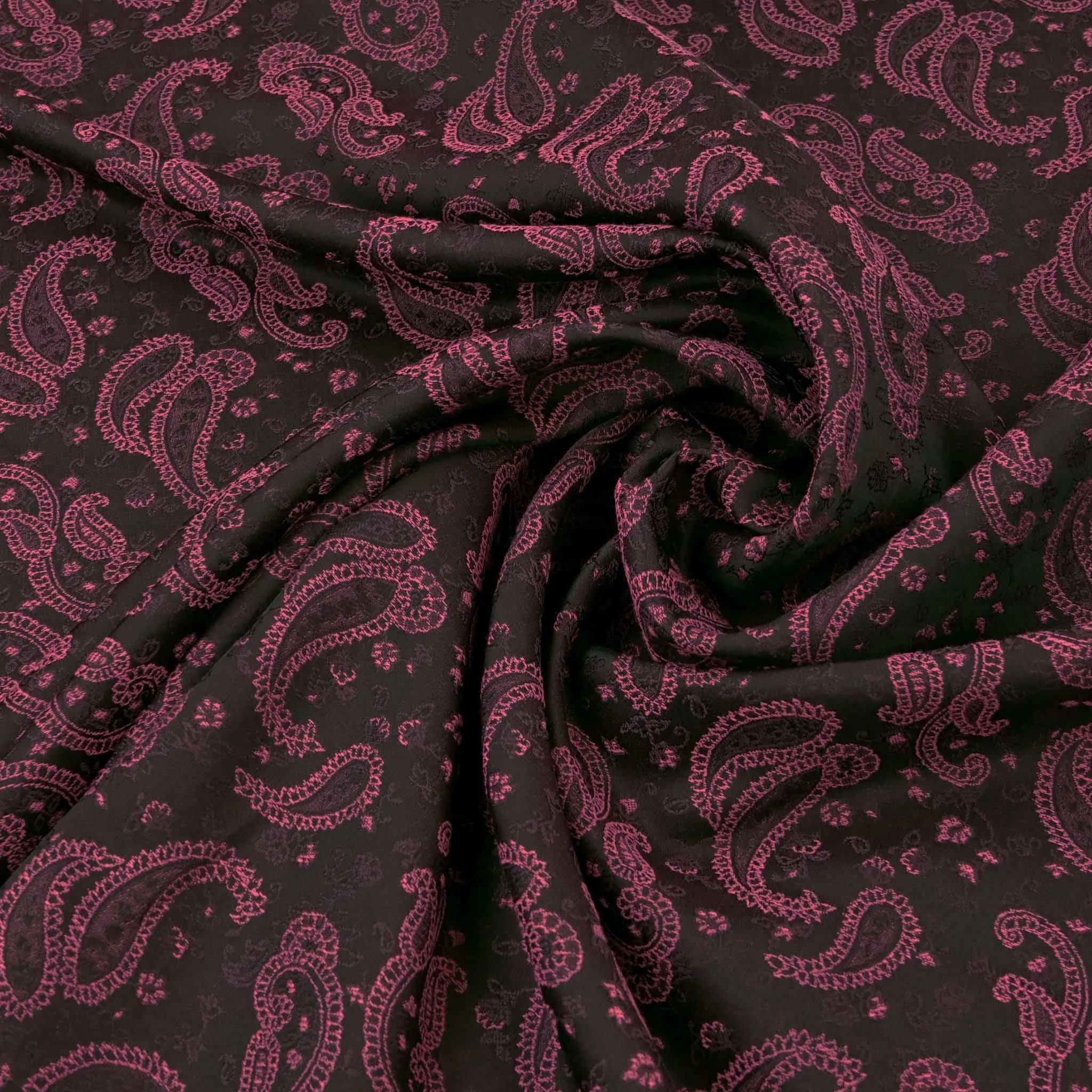 Purple Paisley Jacquard Fabric 97408