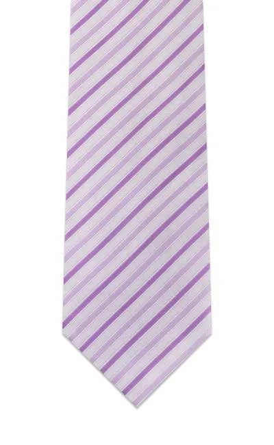 Purple Pearl Multi-Striped Tie