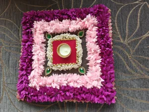 Purple Pink Rangoli Set - Accessory