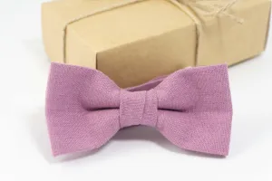 Purple wedding bow tie |  Purple pre-tied bow tie