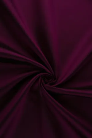 Purple Wine Silk Wool Fabric