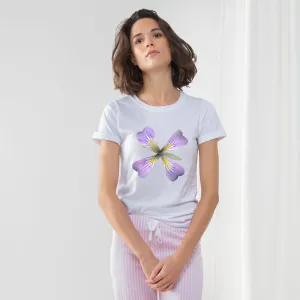 PurpleFlower3 Women's Long Pant Pyjama Set